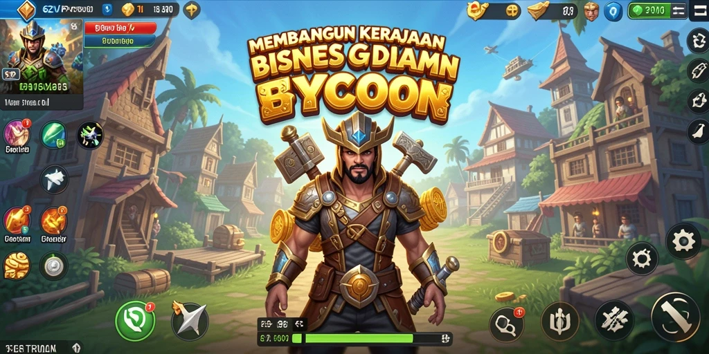 Gameplay seru membangun kerajaan bisnis di 62VIP.
