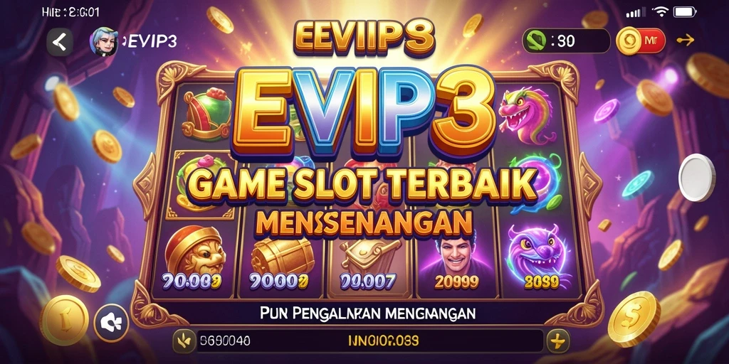 Tangkapan layar EVIP3 menunjukkan aksi seru permainan slot yang menarik.
