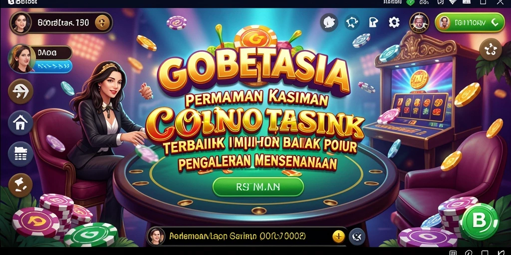 Tampilan bermain aplikasi GOBETASIA dengan grafis memukau dan gameplay seru.