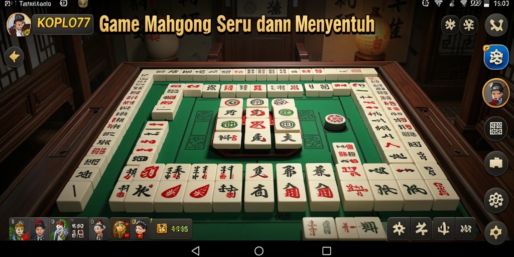 Tampilan gameplay seru dalam KOPLO77 yang penuh warna.