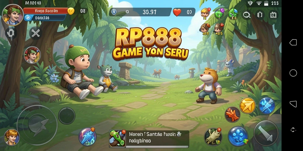 Screenshot gameplay RP888 yang menyenangkan dan interaktif.