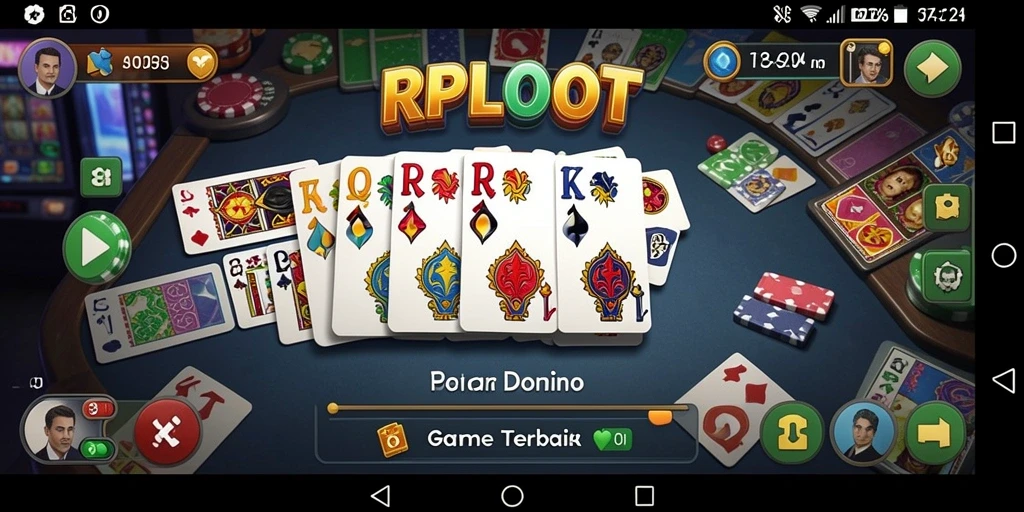 Gameplay seru Domino di RPLOOT dengan banyak pilihan.