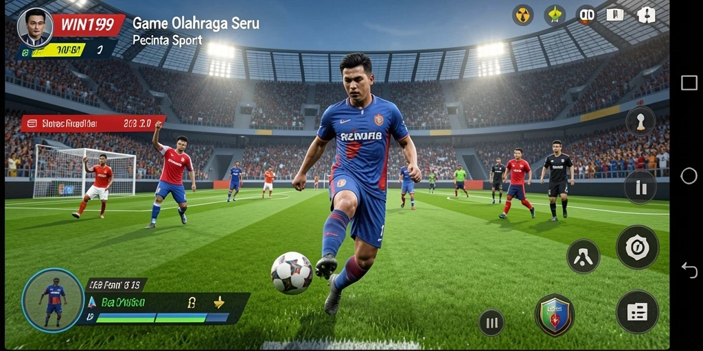 Screenshot gameplay WIN199 yang menunjukkan aksi seru dalam olahraga.